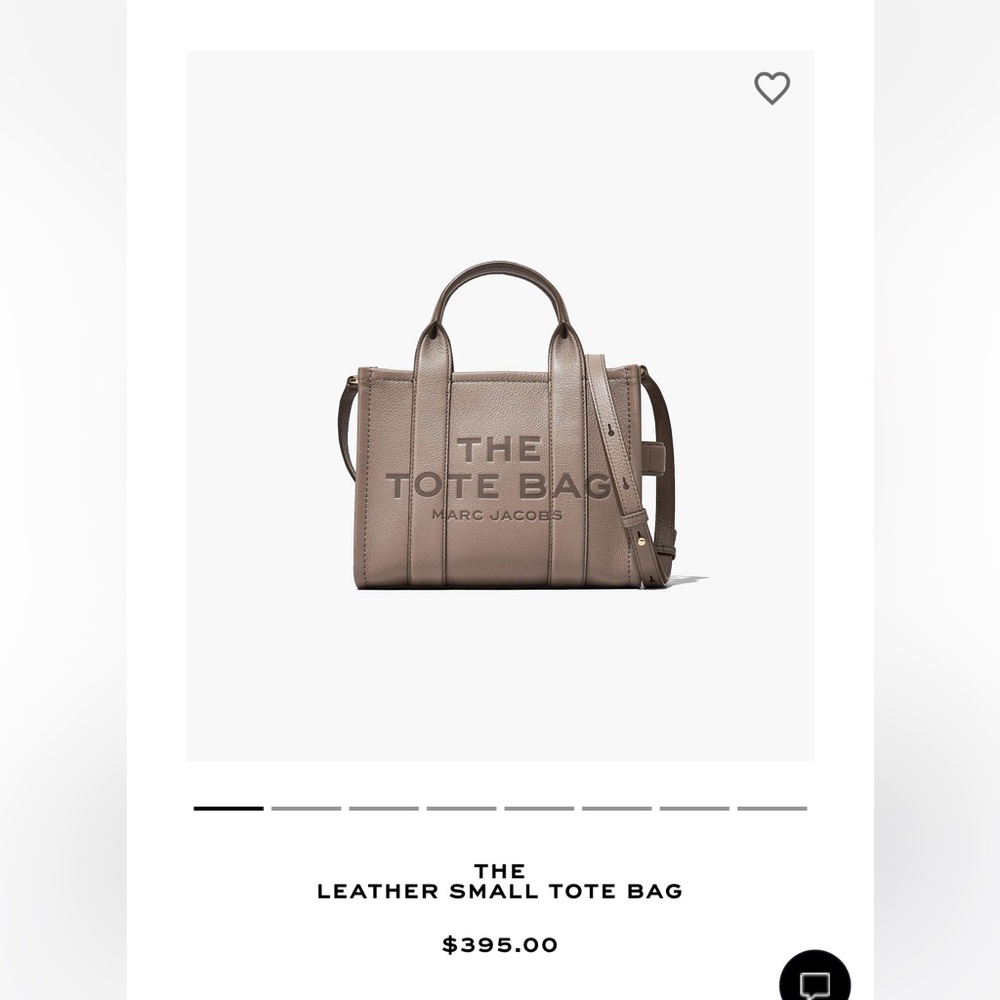 Marc Jacobs Leather Tote Bag (small)